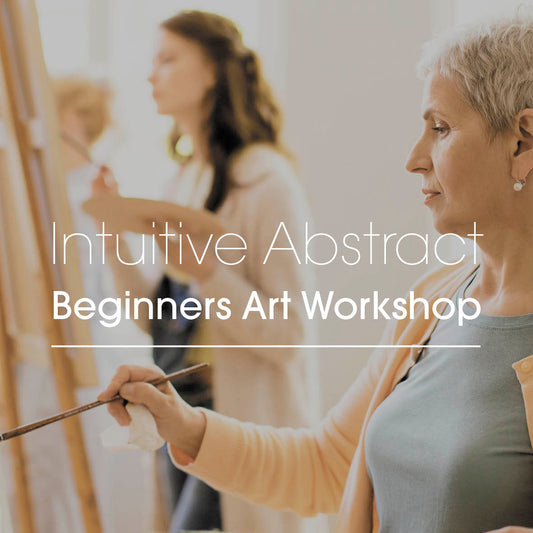 Abstract painting workshop for beginners. Melbourne workshop. Learn to paint with professional artist Jo Carroll.