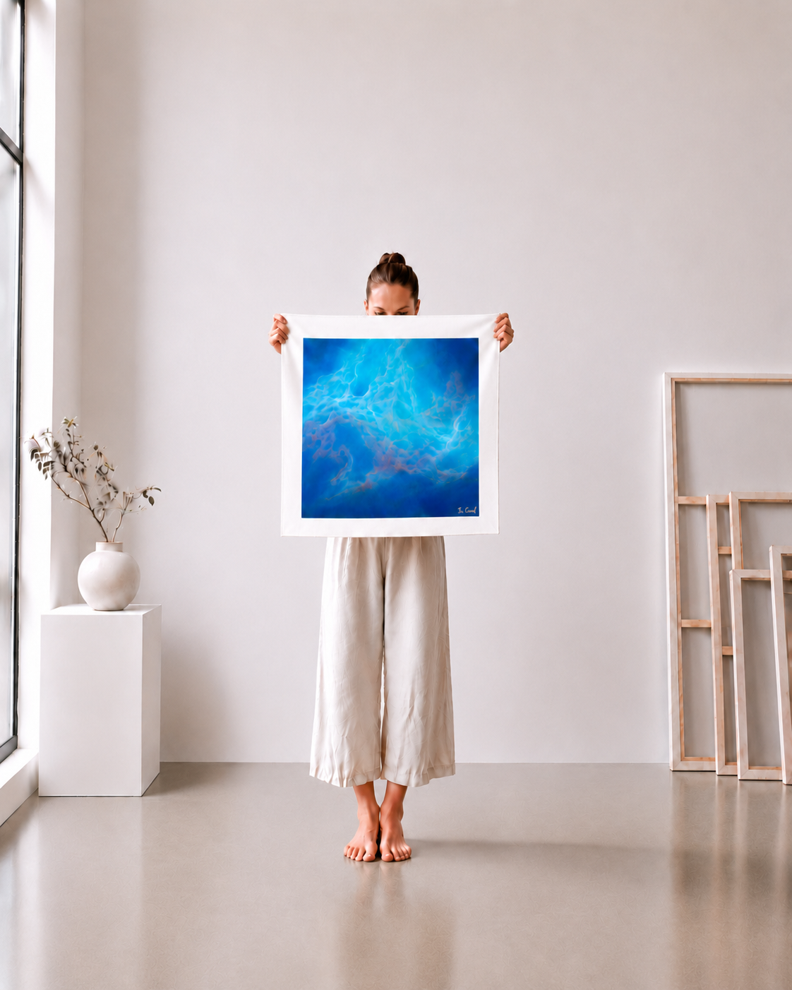 Celestial Mist - Limited Fine Art Print on metallic canvas
