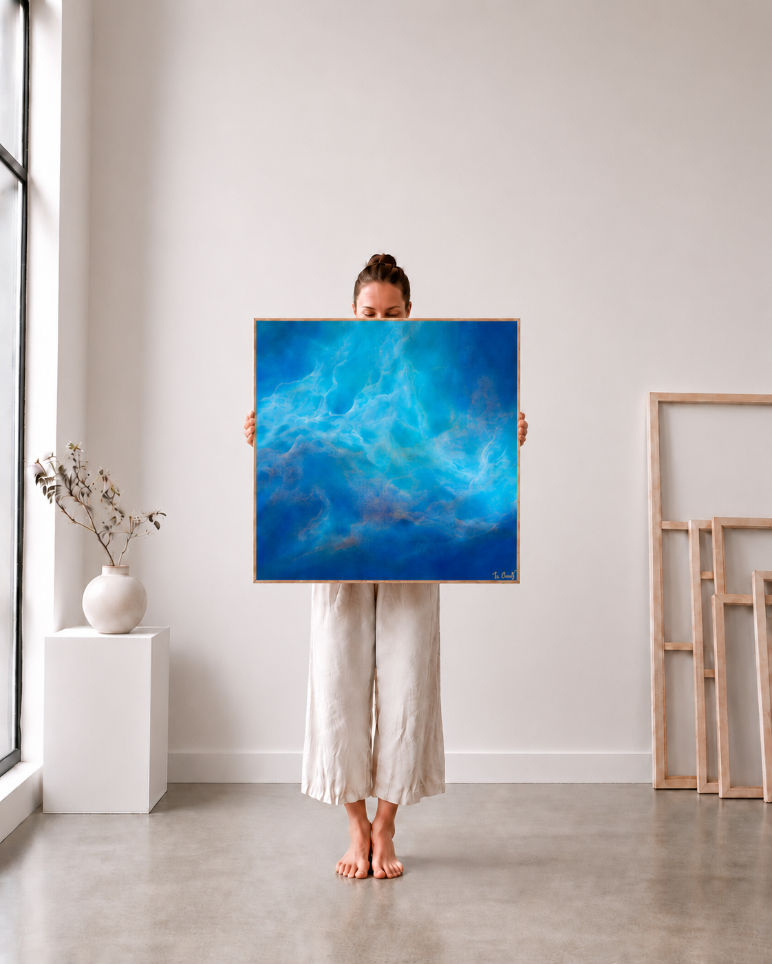 Celestial Mist - Limited Fine Art Print on metallic canvas