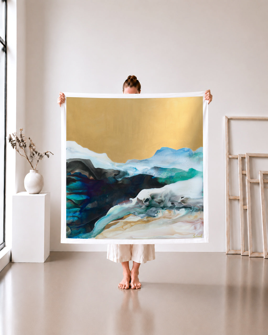 Aureate Tide - Limited Fine Art Print on canvas
