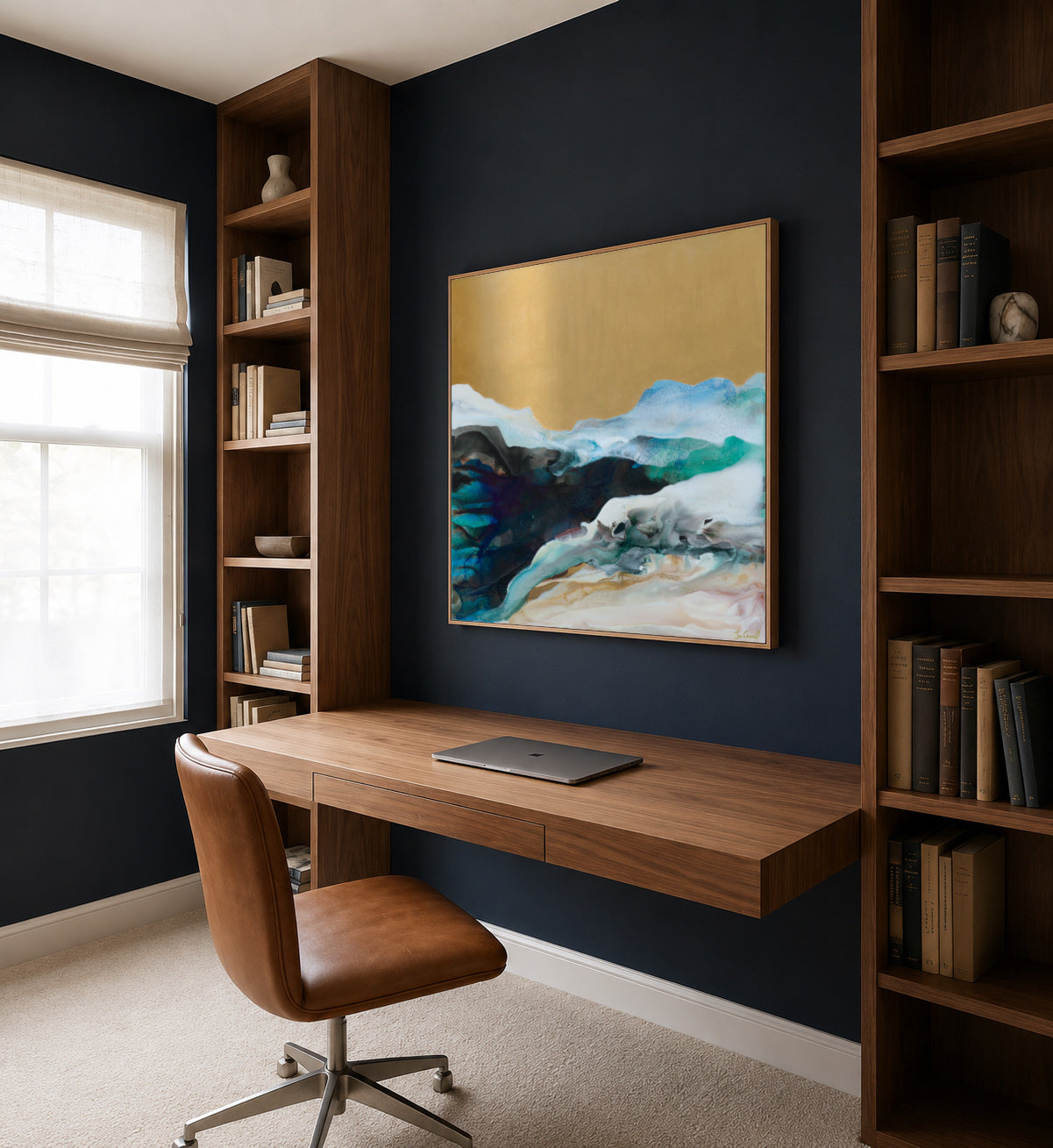 Aureate Tide - Limited Fine Art Print on canvas