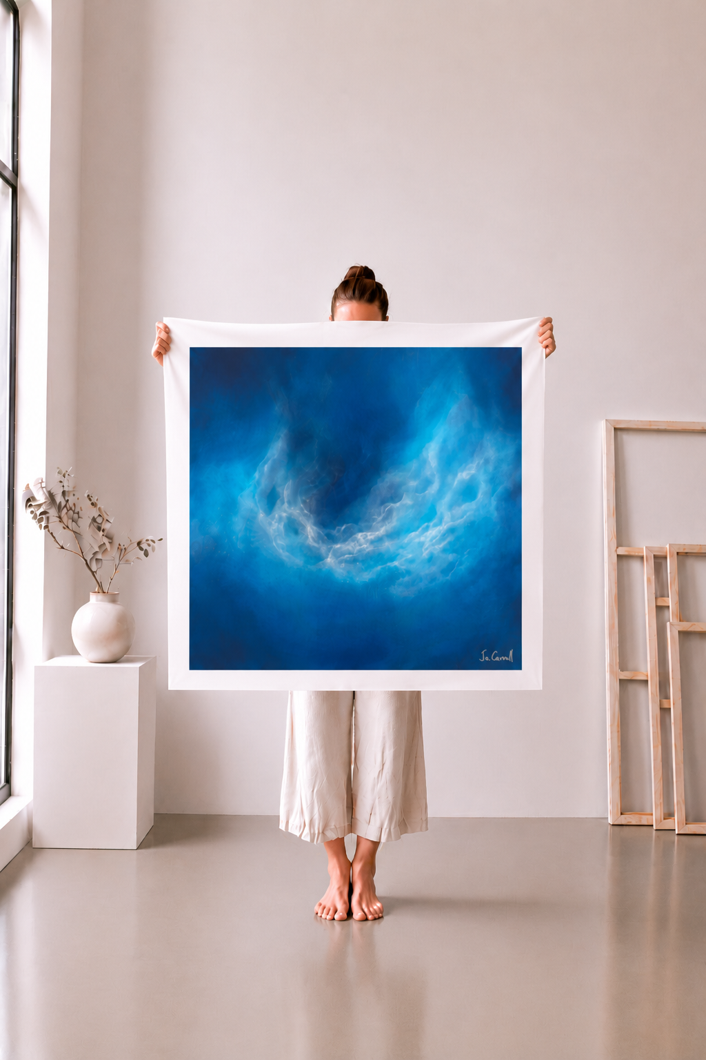 Skywell - Limited Fine Art Print on metallic canvas