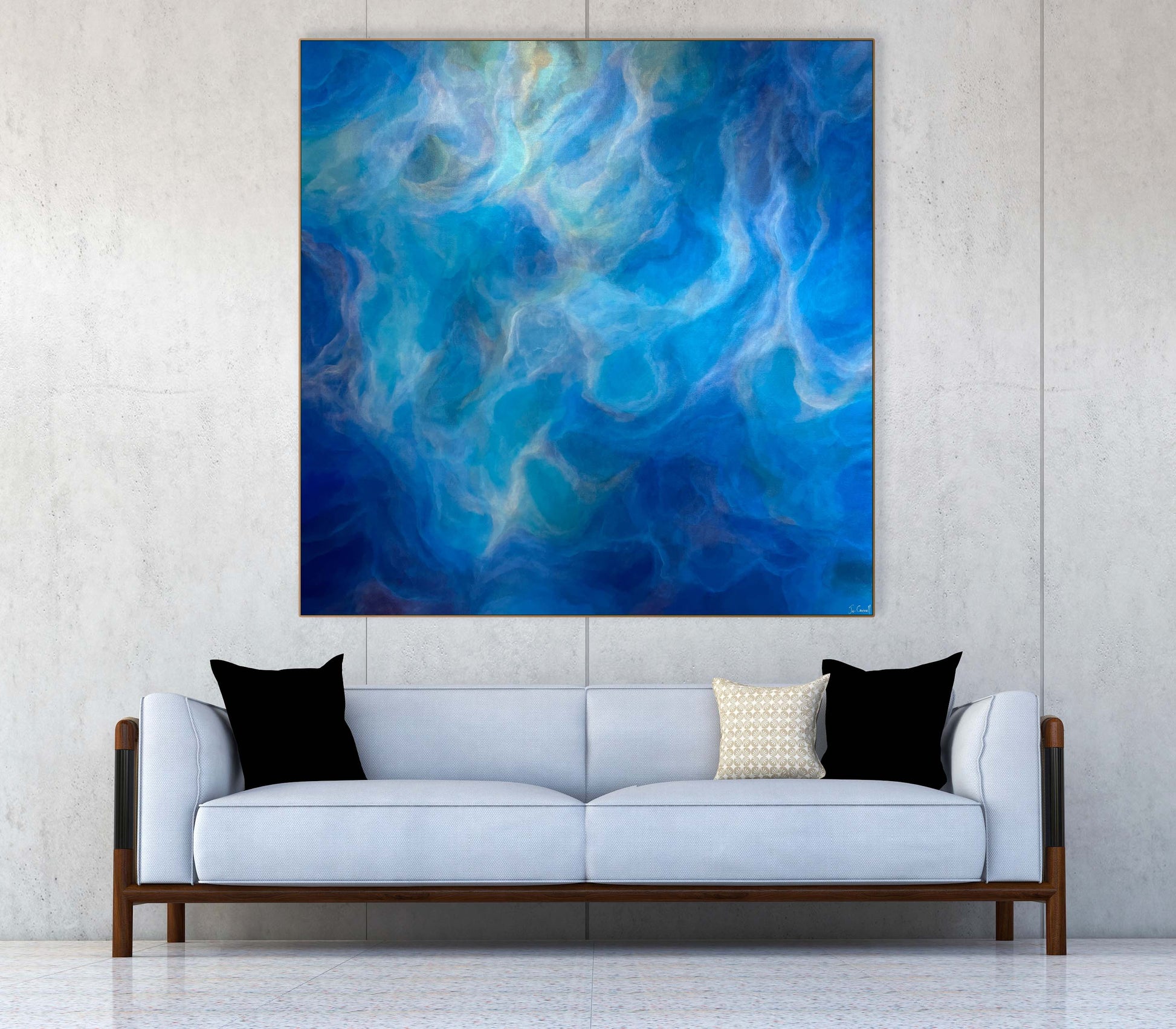 Calming artwork Tranquil abstract art Serene color harmony Relaxing color palette Meditative artwork Abstract artistry Rhythmic movement Exquisite harmony Contemplative painting Natural world inspiration Transformative power of art Harmonious composition Ethereal color symphony Inviting color tones Timeless masterpiece