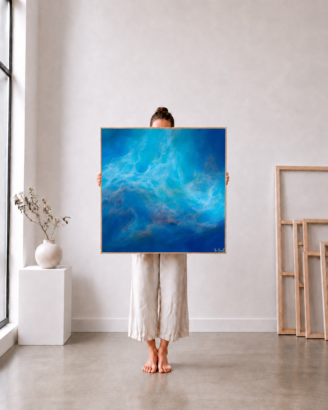 Celestial Mist - Limited Fine Art Print on metallic canvas