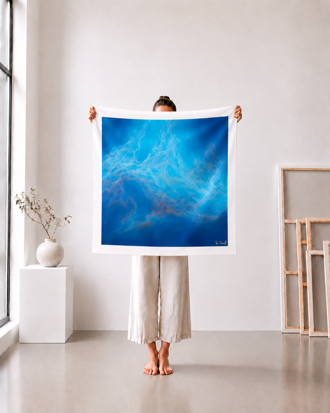 Celestial Mist - Limited Fine Art Print on metallic canvas
