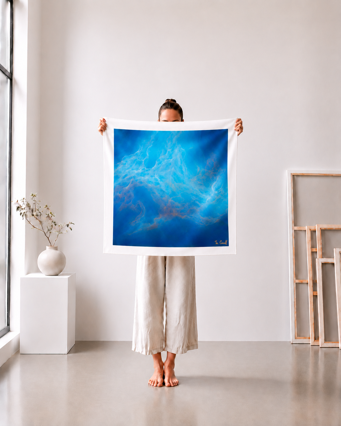 Celestial Mist - Limited Fine Art Print on metallic canvas