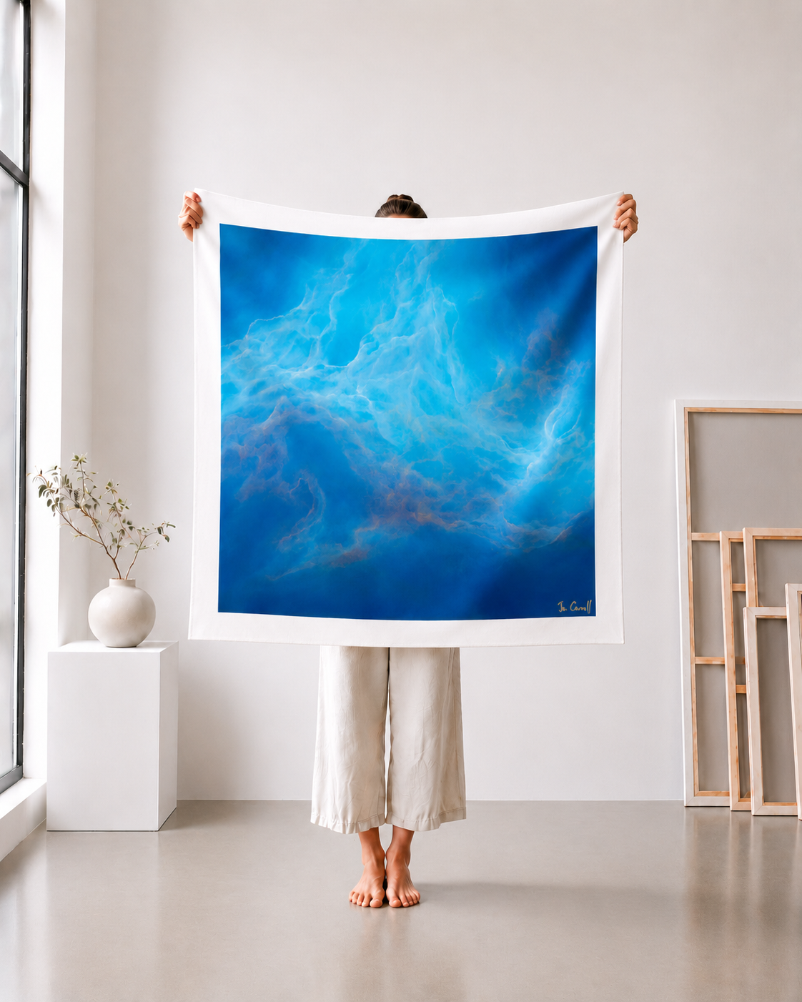 Celestial Mist - Limited Fine Art Print on metallic canvas