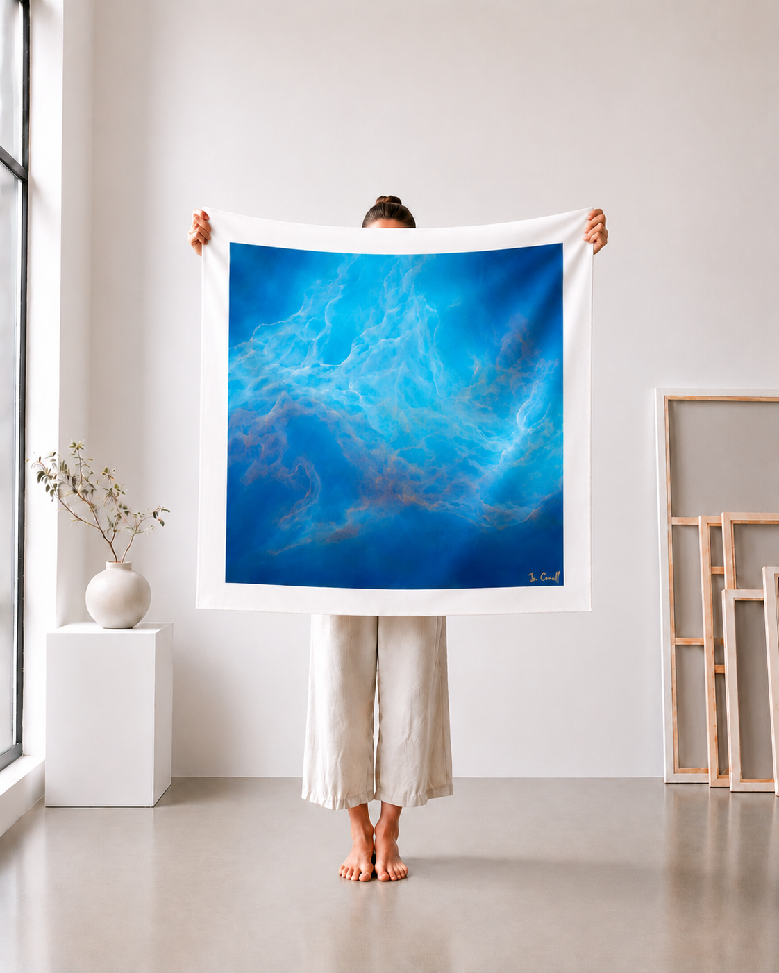 Celestial Mist - Limited Fine Art Print on metallic canvas