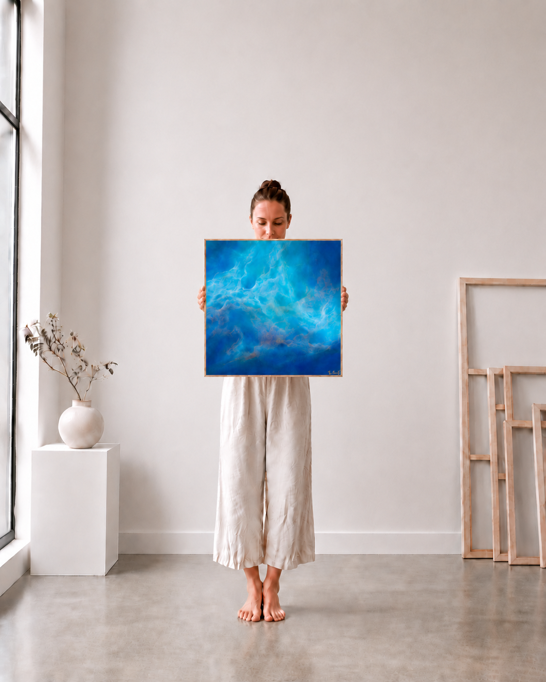 Celestial Mist - Limited Fine Art Print on metallic canvas