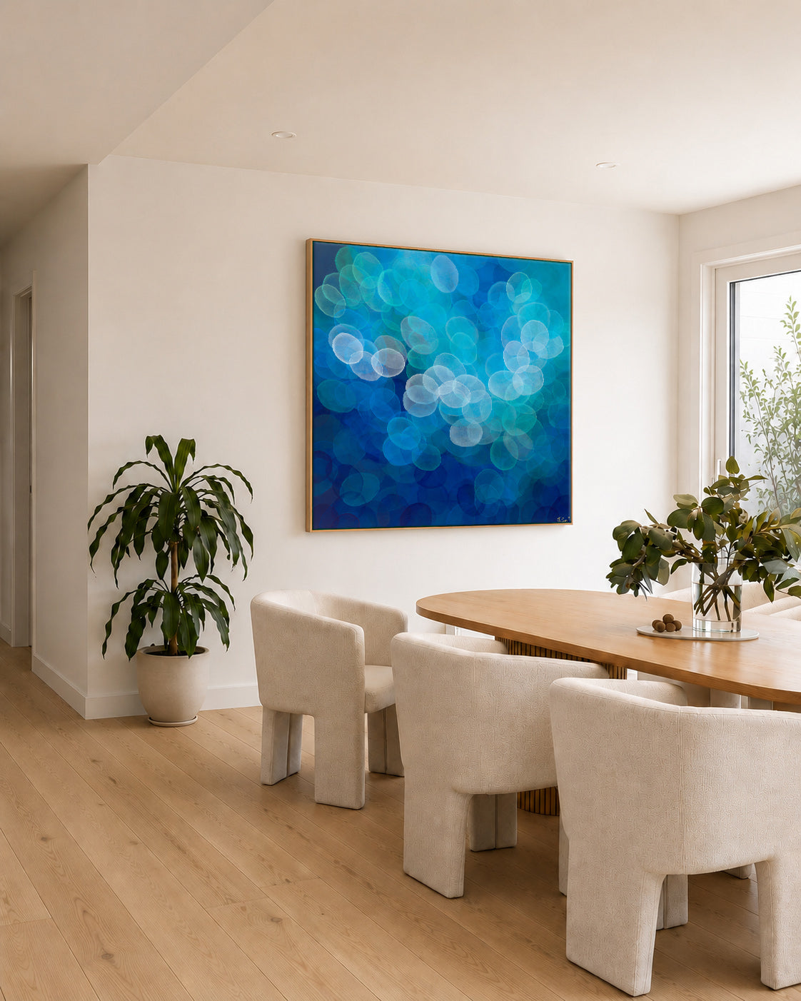 Lumin Tide - Limited Fine Art Print on metallic canvas
