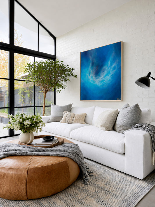Skywell - Limited Fine Art Print on metallic canvas