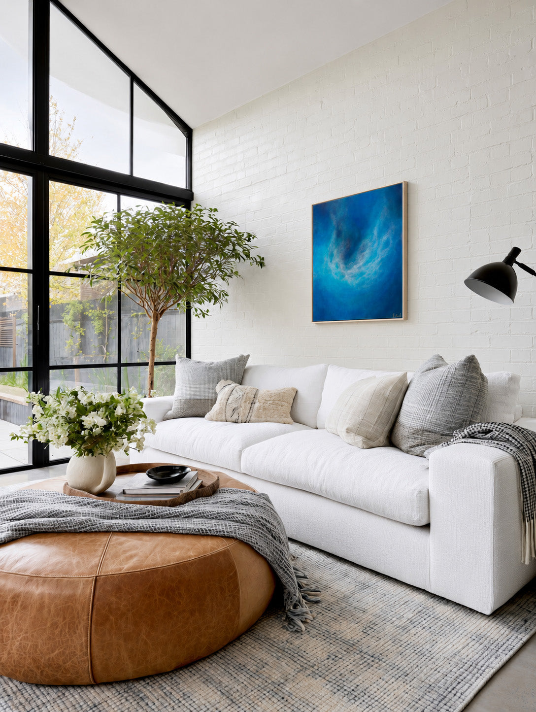 Skywell - Limited Fine Art Print on metallic canvas