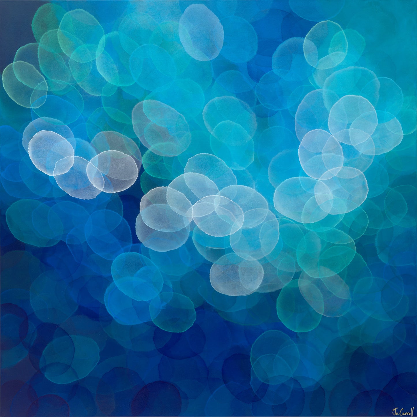 Lumin Tide - Limited Fine Art Print on metallic canvas