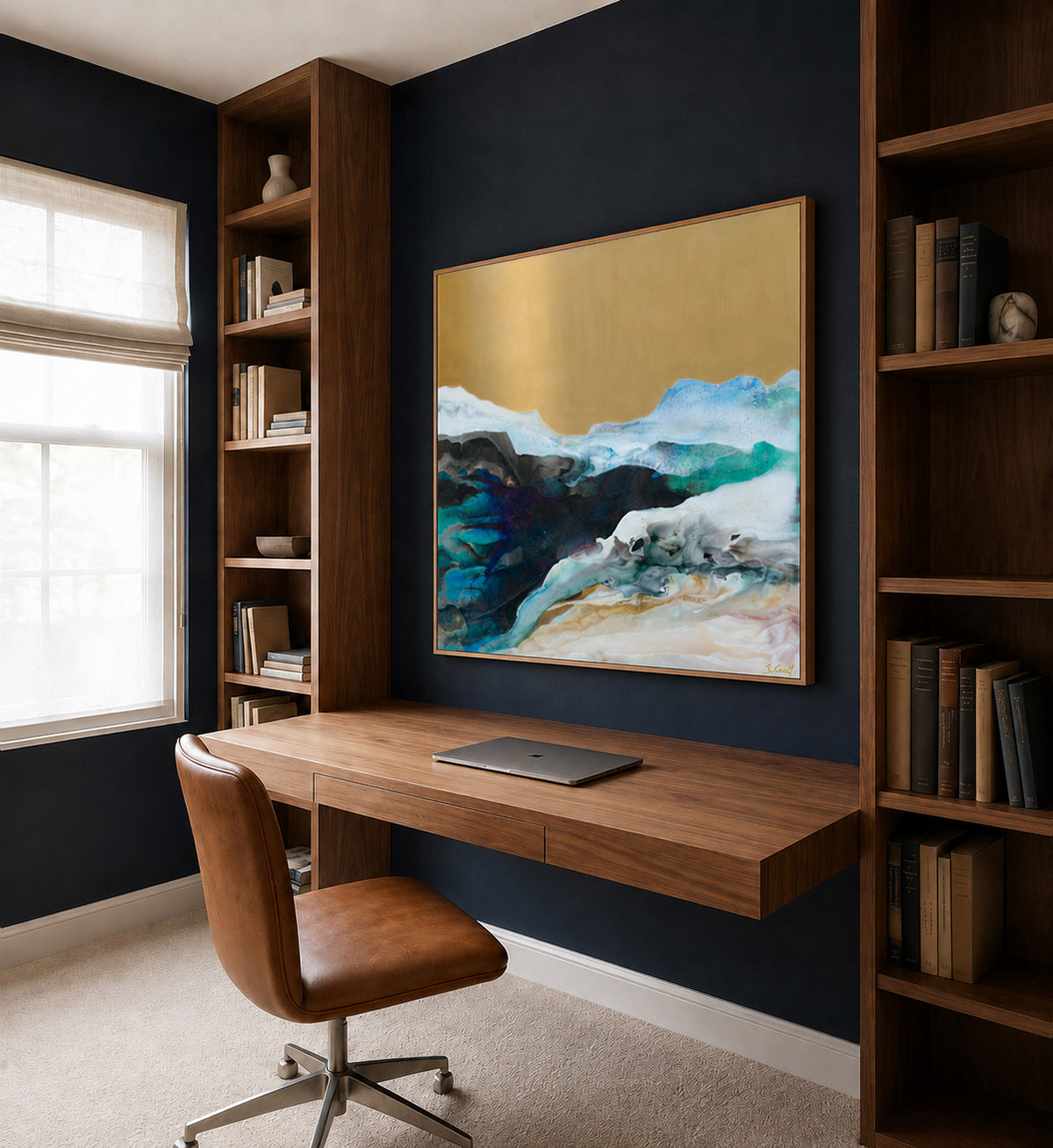 Aureate Tide - Limited Fine Art Print on canvas
