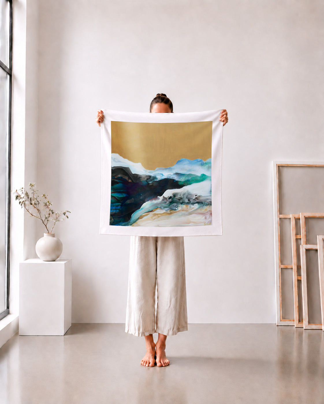Aureate Tide - Limited Fine Art Print on canvas