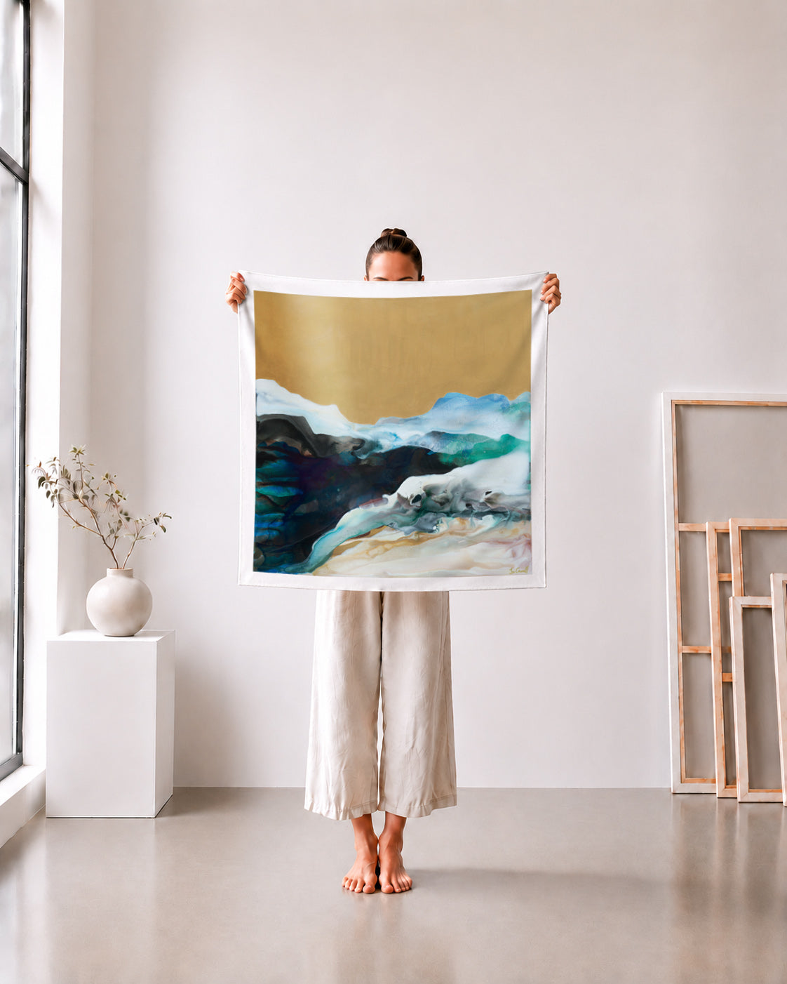 Aureate Tide - Limited Fine Art Print on canvas