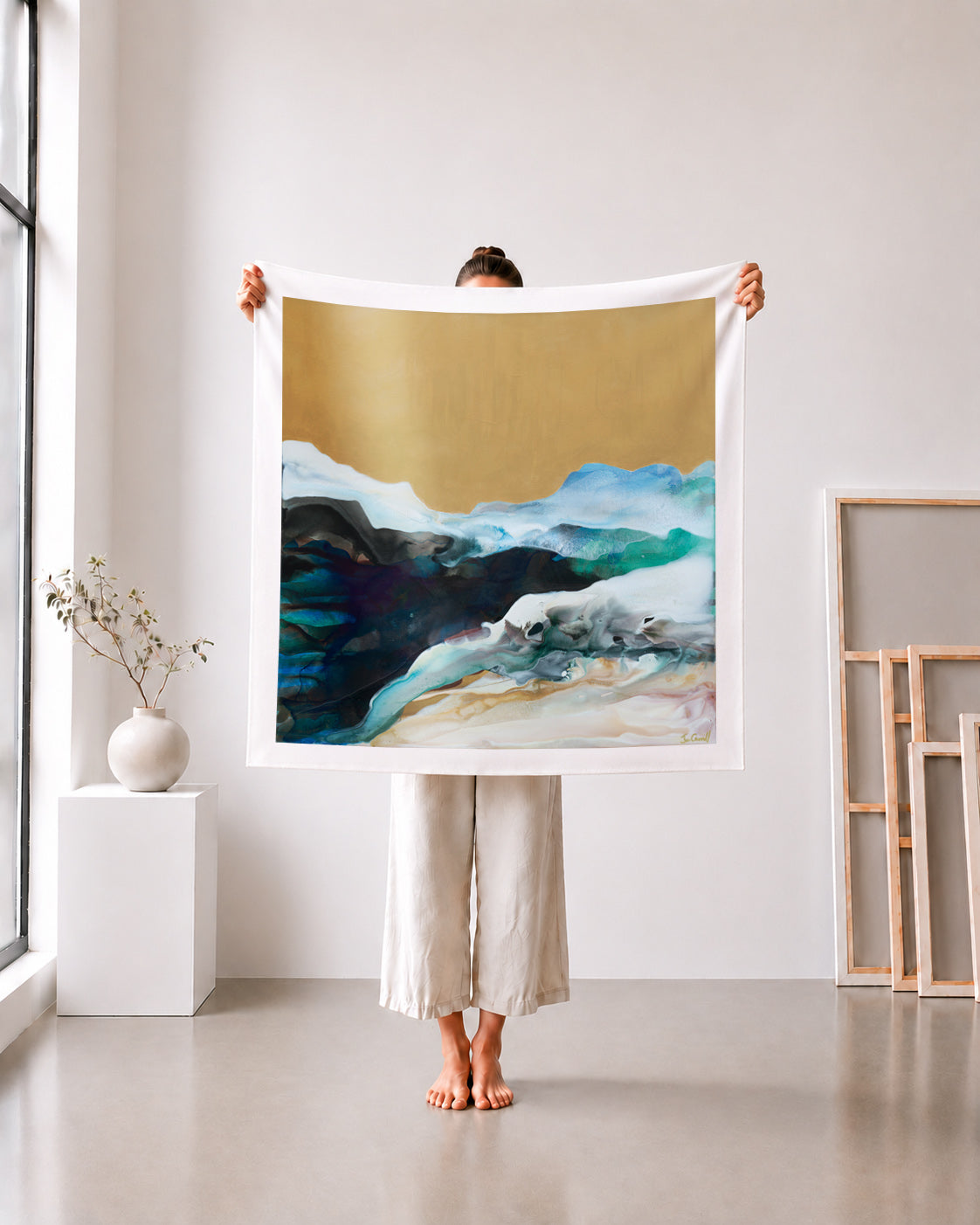 Aureate Tide - Limited Fine Art Print on canvas