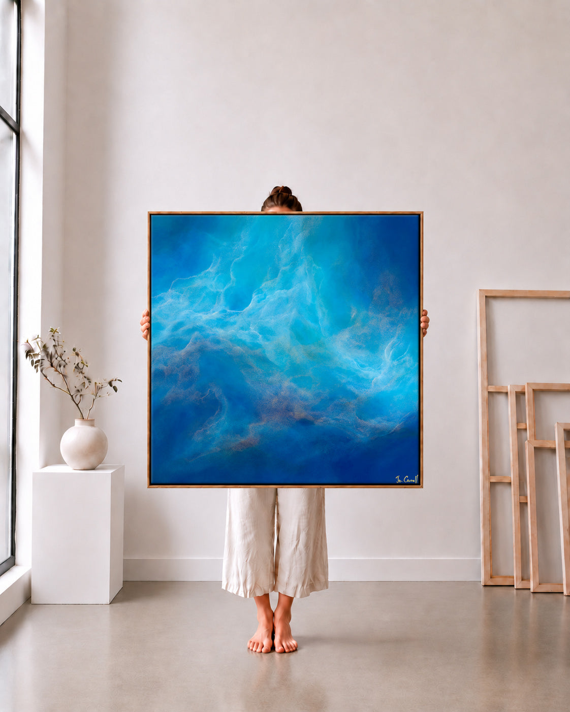Celestial Mist - Limited Fine Art Print on metallic canvas