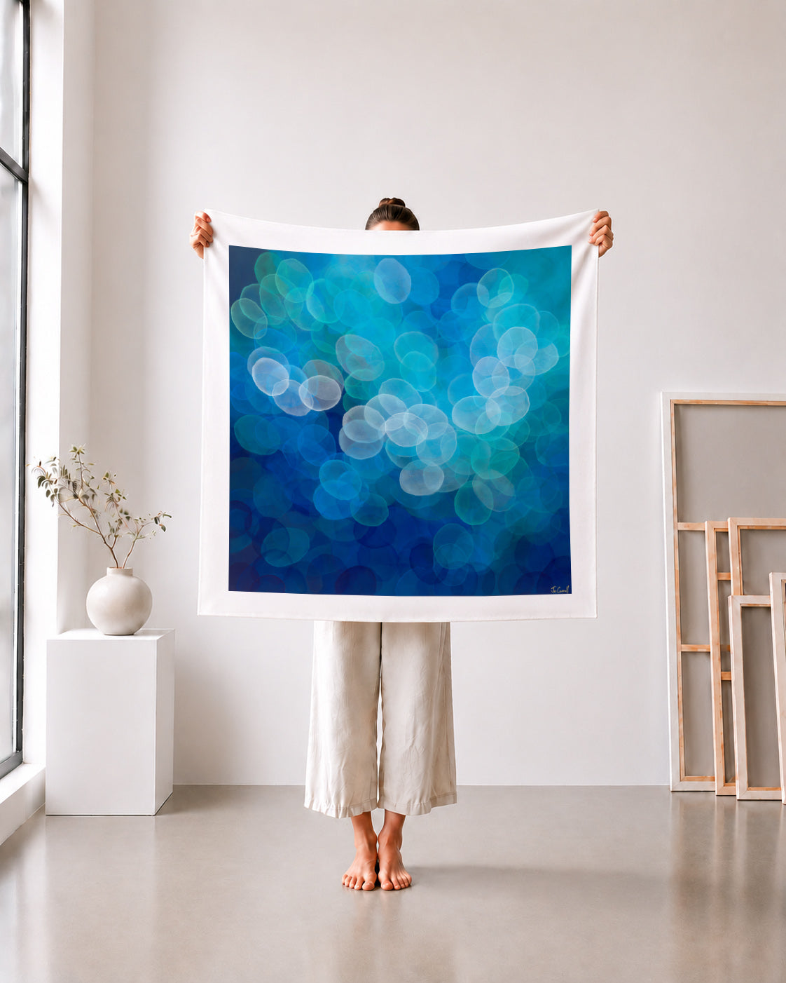 Lumin Tide - Limited Fine Art Print on metallic canvas