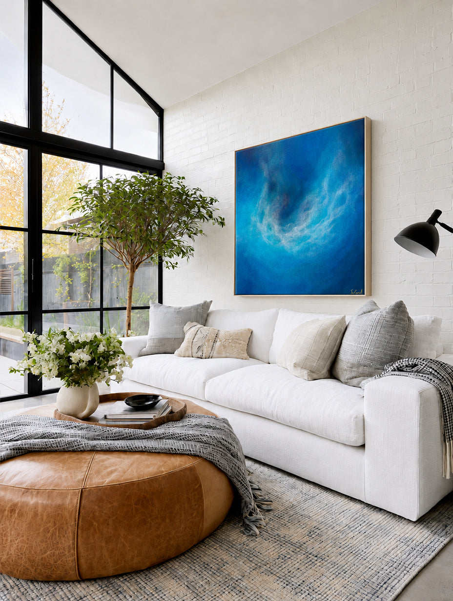 Skywell - Limited Fine Art Print on metallic canvas