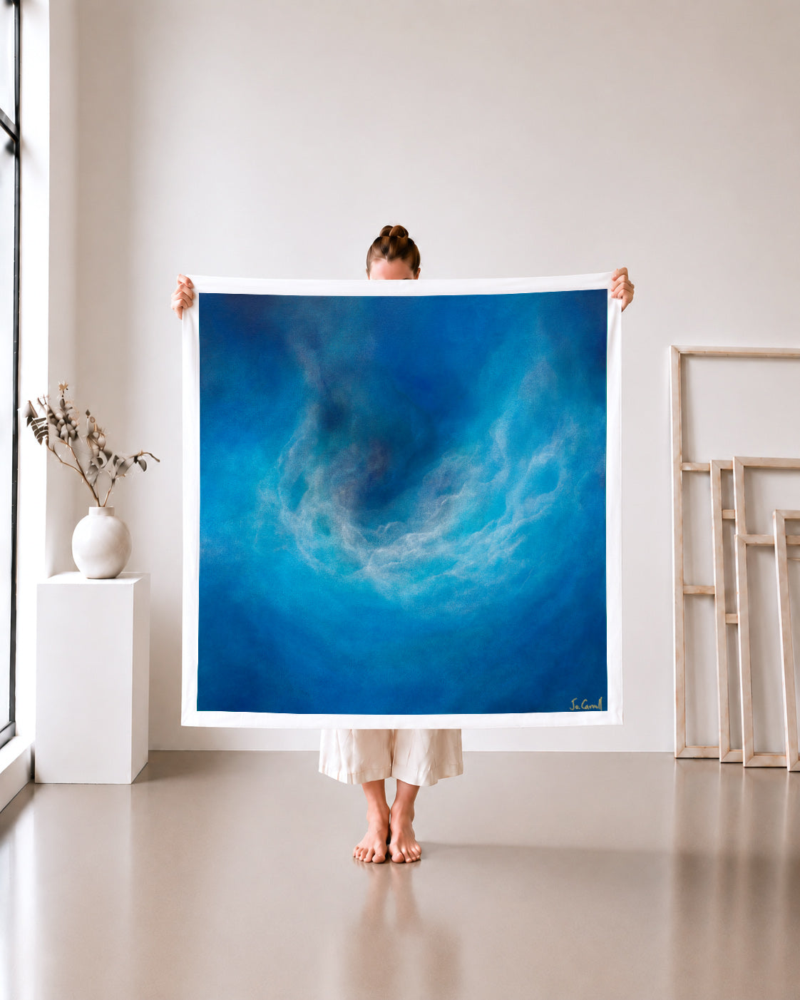 Skywell - Limited Fine Art Print on metallic canvas