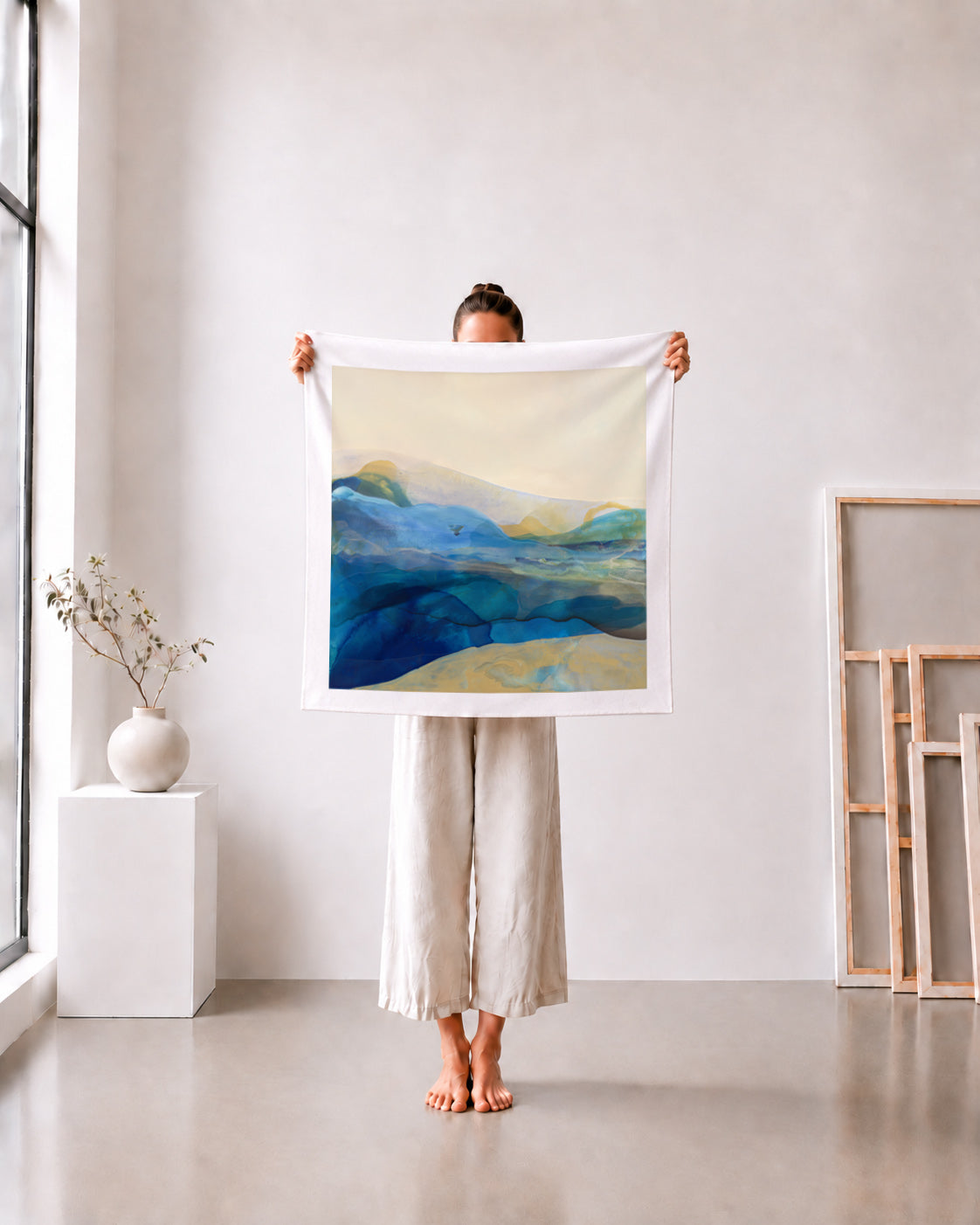Stillness at the Edge of Water - Limited Fine Art Print on canvas