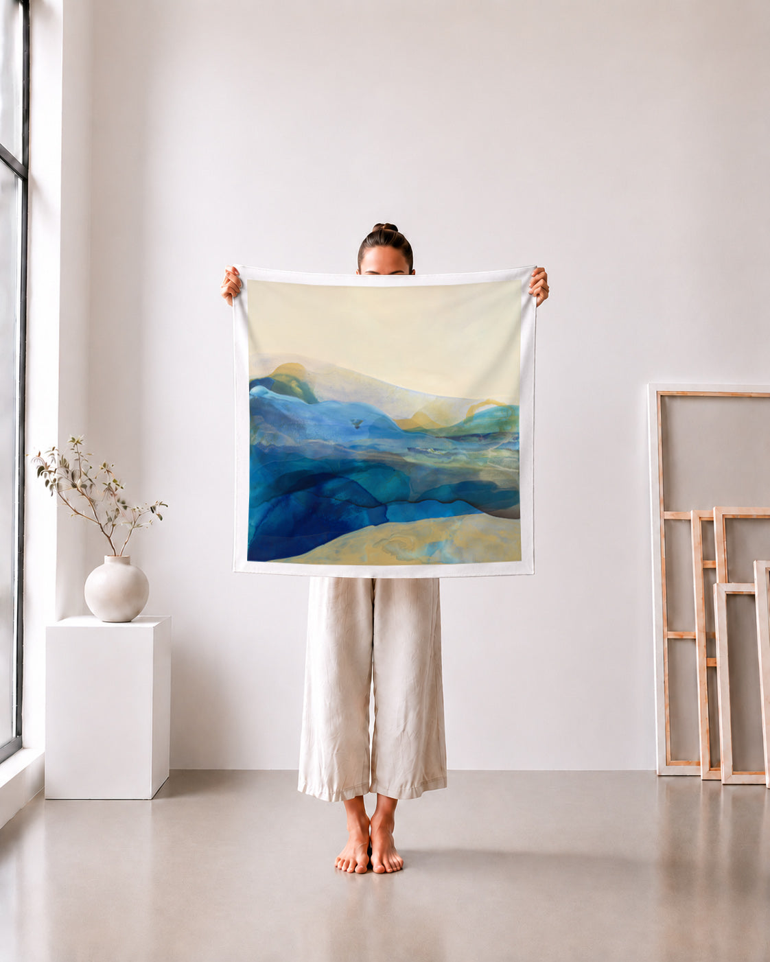 Stillness at the Edge of Water - Limited Fine Art Print on canvas
