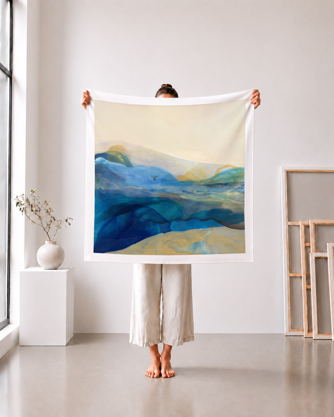 Stillness at the Edge of Water - Limited Fine Art Print on canvas