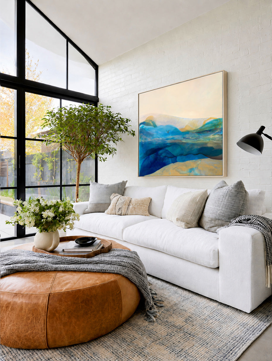 Stillness at the Edge of Water - Limited Fine Art Print on canvas