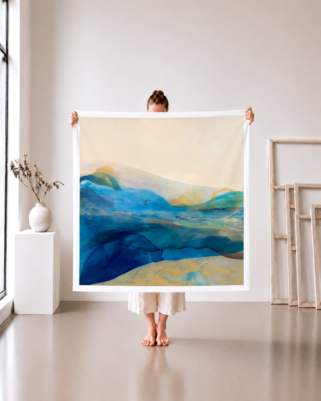 Stillness at the Edge of Water - Limited Fine Art Print on canvas