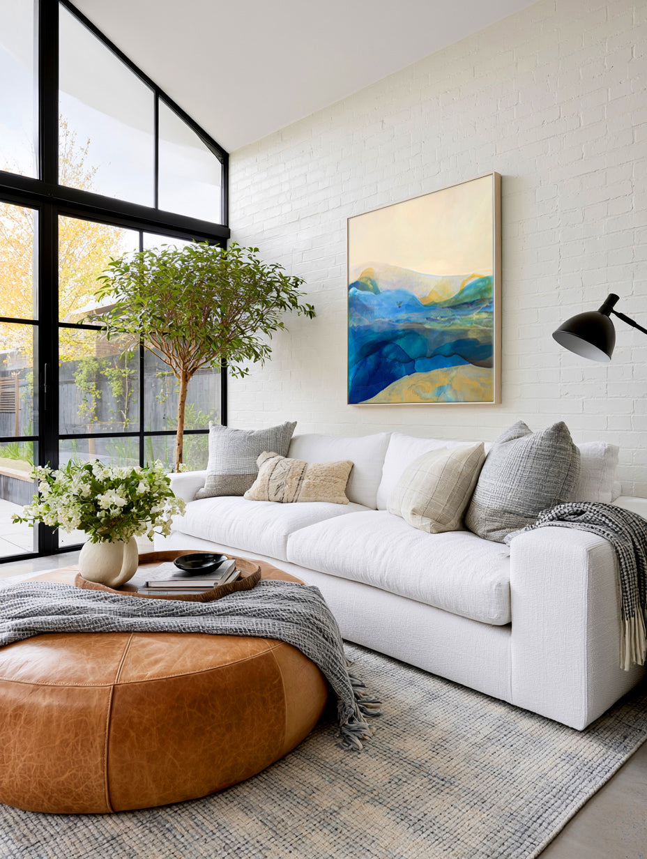 Stillness at the Edge of Water - Limited Fine Art Print on canvas