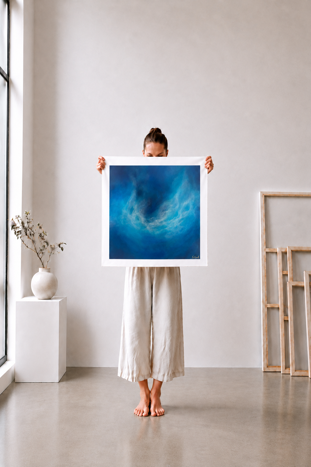 Skywell - Limited Fine Art Print on metallic canvas