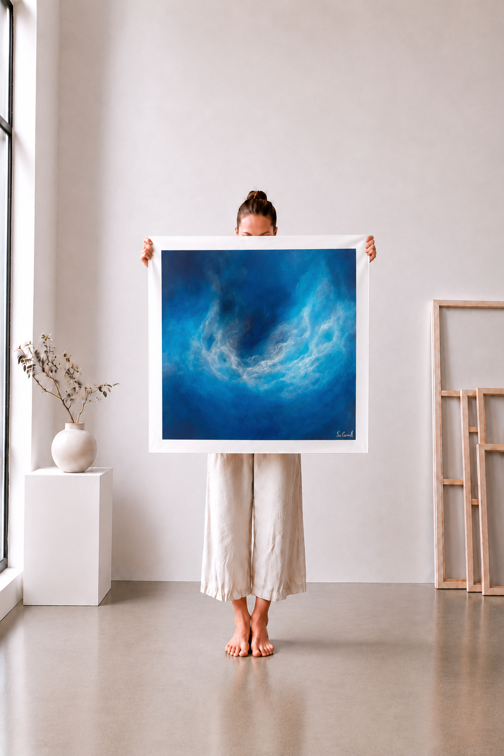 Skywell - Limited Fine Art Print on metallic canvas