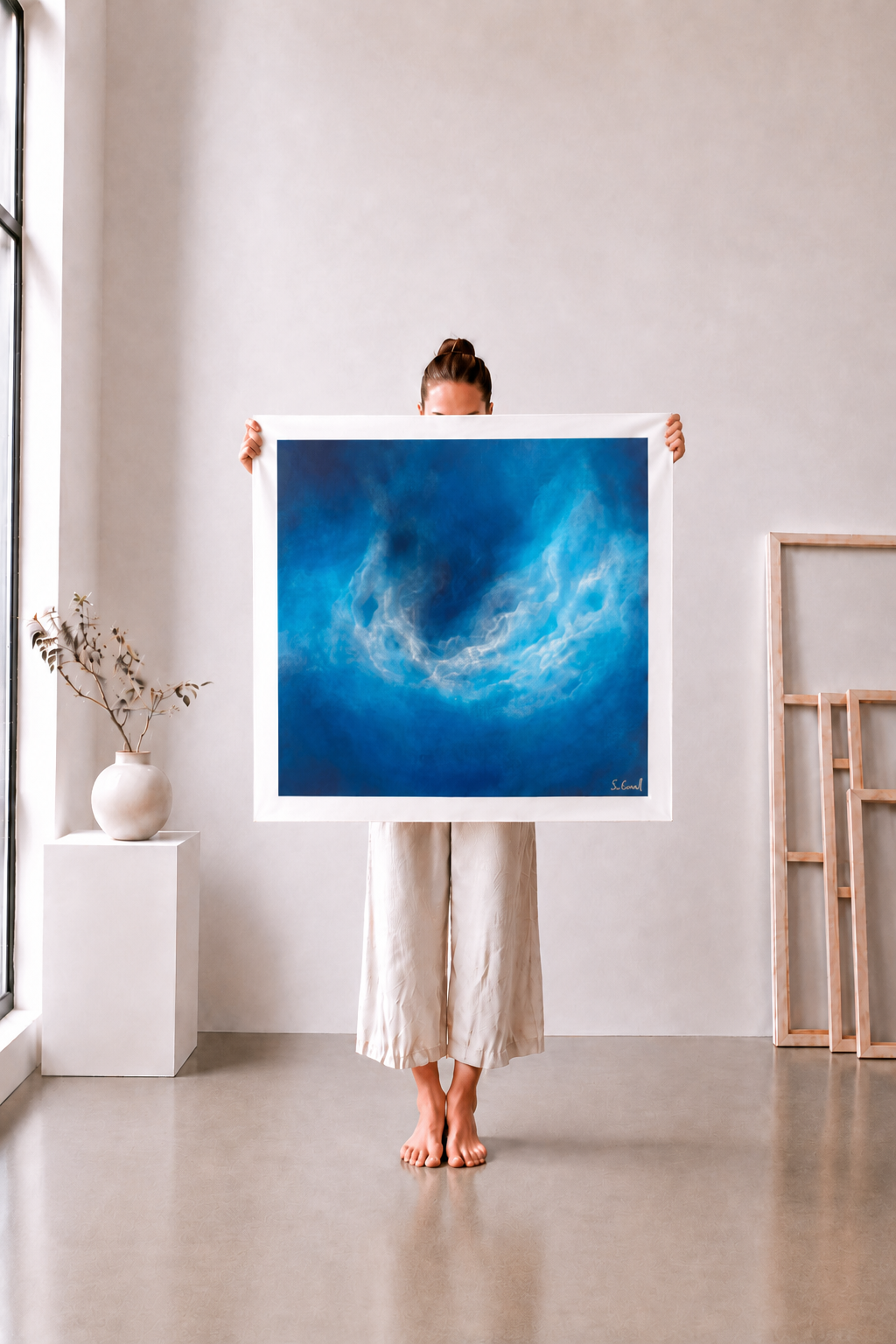 Skywell - Limited Fine Art Print on metallic canvas